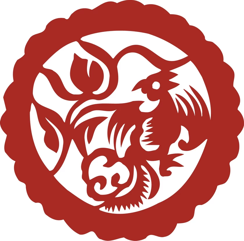 中国风中式传统喜庆民俗人物动物窗花剪纸插画边框AI矢量PNG素材【1720】